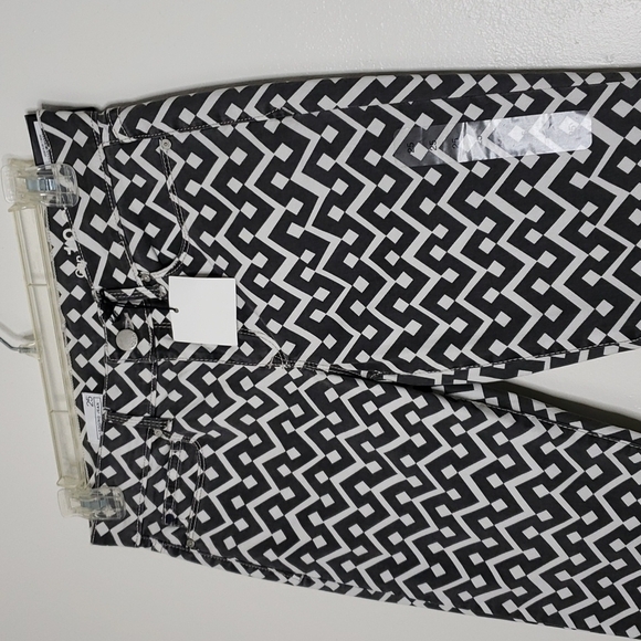 NEW Gap 1969 Geometric Print Legging Jeans Skimmer 25 Retro Summer Vacation RARE - Picture 9 of 16